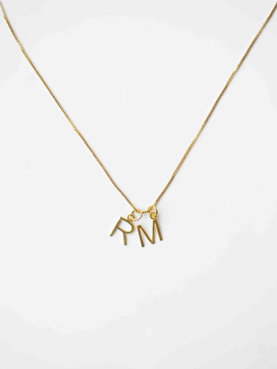 Personalized Ava Letter Necklace - Halskette (wasserfest) - A