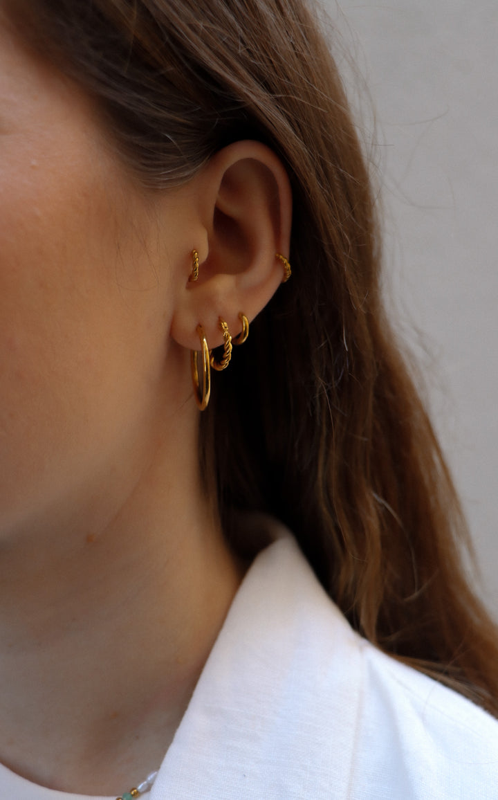 Ivy Mia Ava Hoop - Earstacking Set (wasserfest)