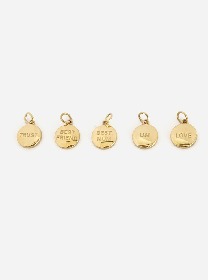 Personalized Karma Charm - Anhänger (wasserfest)
