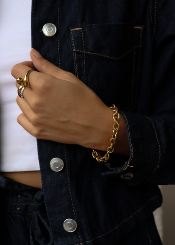 Personalized Success Charm Bracelet - Armkette (wasserfest)