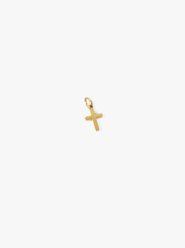 Personalized Lil Cross Charm - Anhänger (wasserfest)