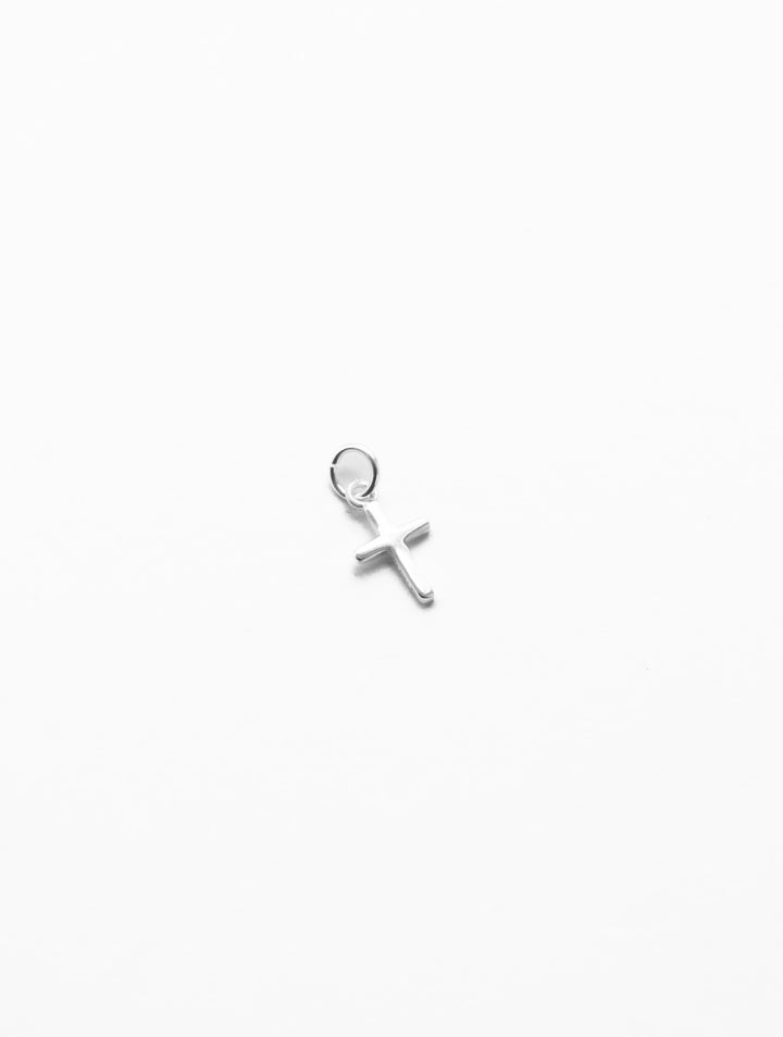 Personalized Lil Cross Charm - Anhänger (wasserfest)