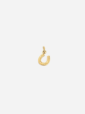 Personalized Lucky Horseshoe Charm - Anhänger (wasserfest)