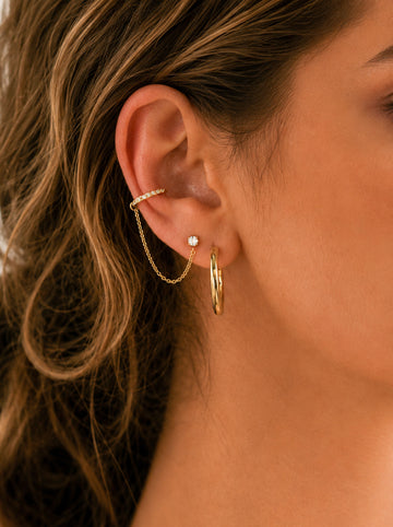 Shiny Connected Stud - Piercing (wasserfest)