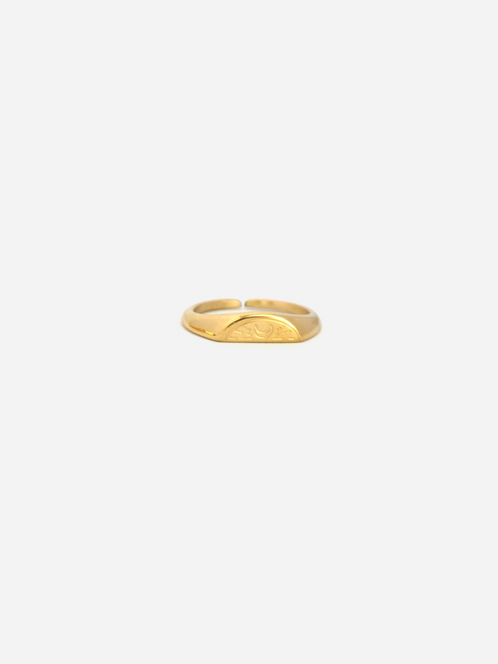 Moon Ring - Fingerring (wasserfest)