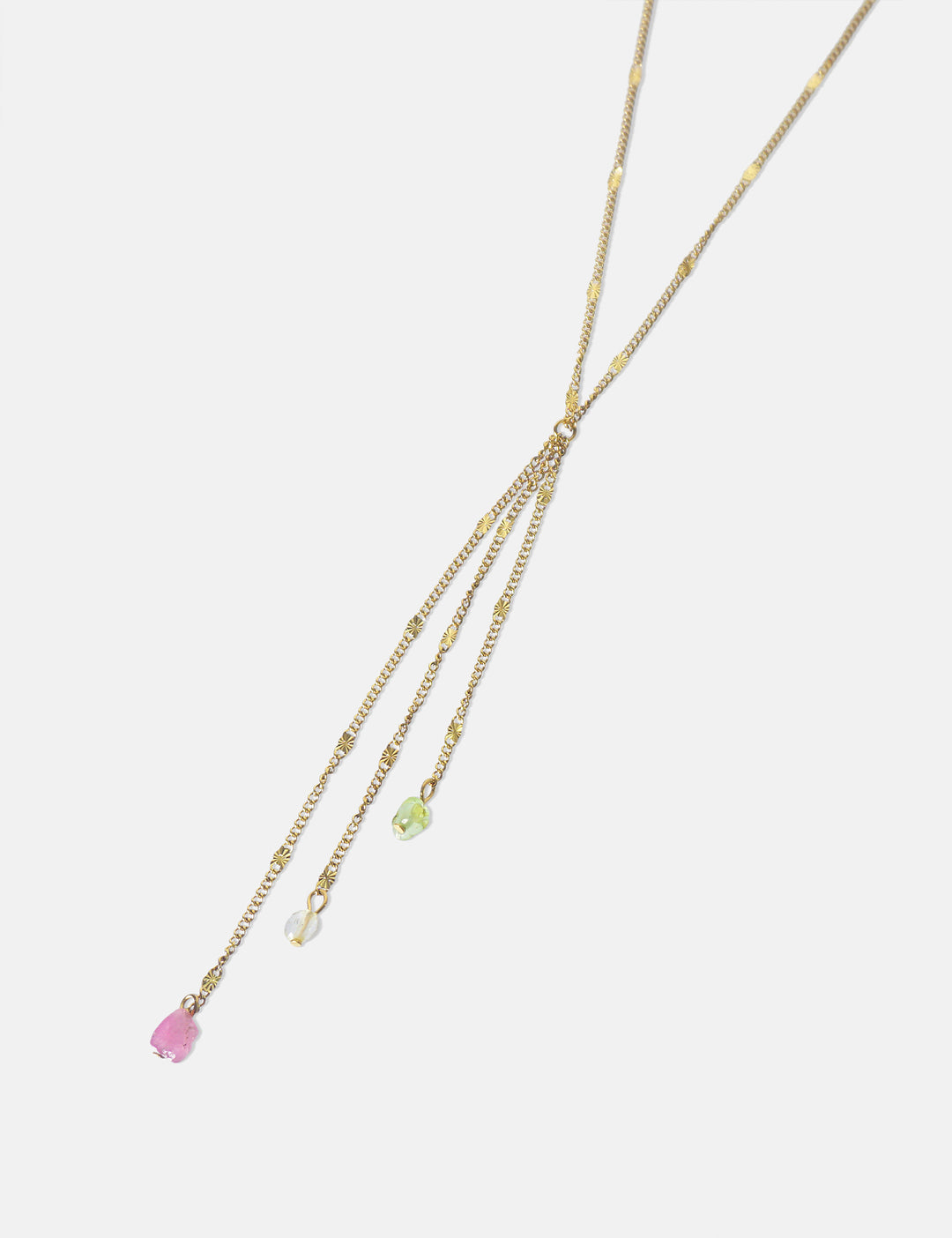 Y-Mila Boho Stone Necklace - Halskette (wasserfest)