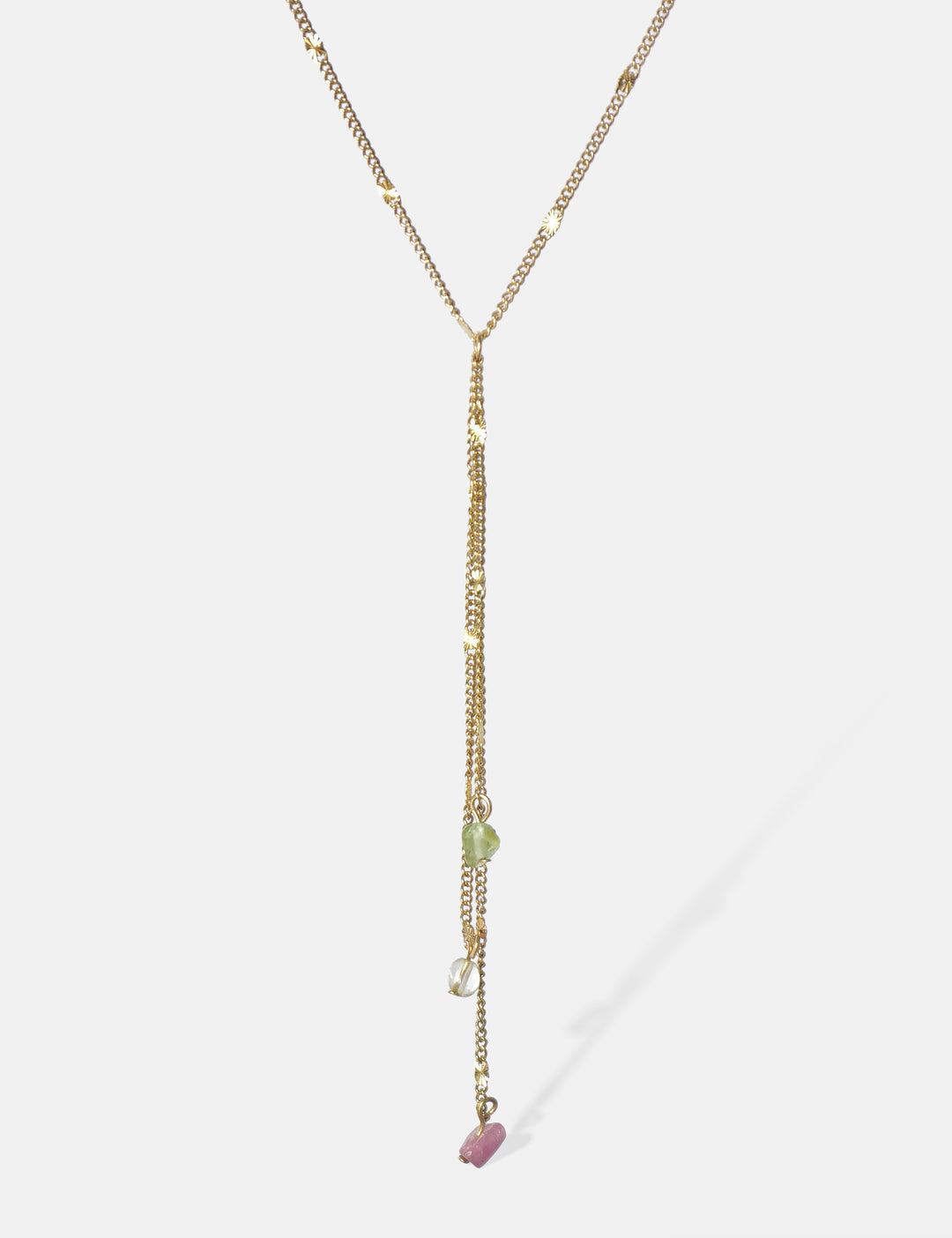 Y-Mila Boho Stone Necklace - Halskette (wasserfest)