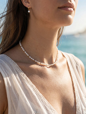 Sonia Pearl Love Necklace - Perlenkette (wasserfest)