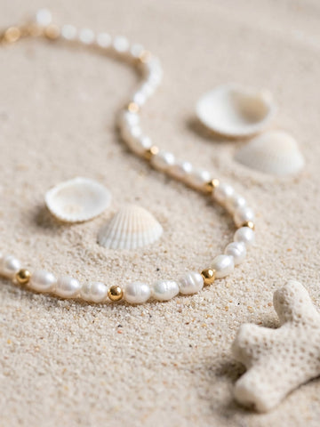 Sonia Pearl Love Necklace - Perlenkette (wasserfest)