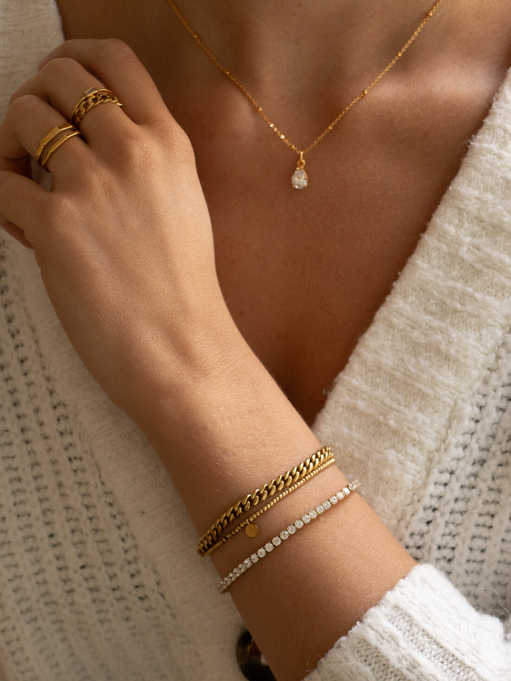 Martina Bracelet  - Armkette (wasserfest)