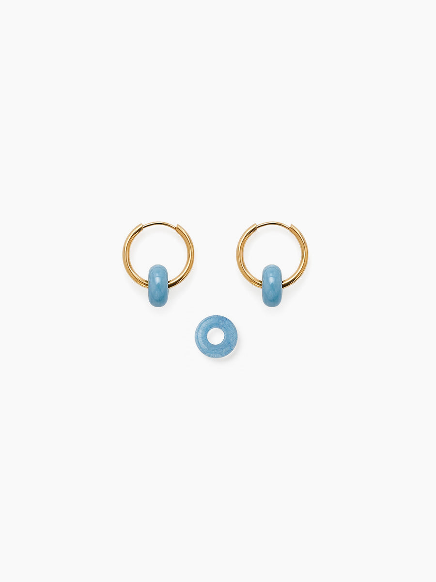 Personalized Ava Infinity Mini Stonut Hoop - Creolen (wasserfest)