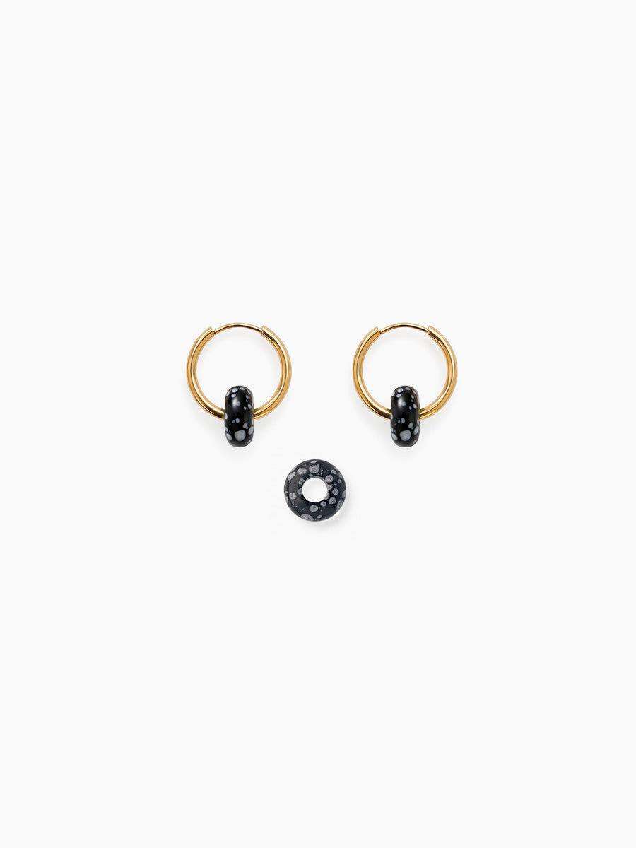 Personalized Ava Infinity Mini Stonut Hoop - Creolen (wasserfest)