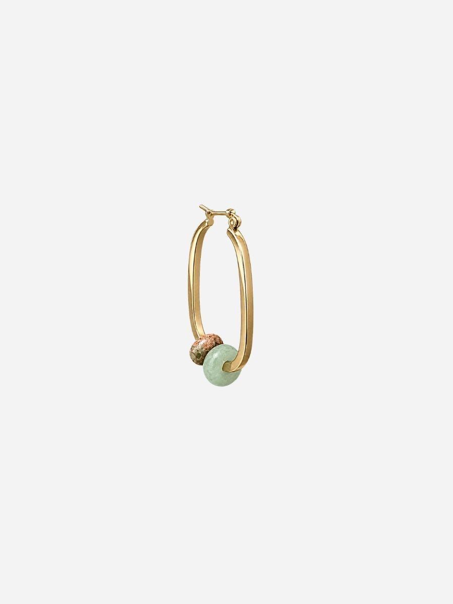 Personalized Olessa Mini Stonut Hoops - Creolen (wasserfest)
