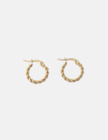 Bold Mia Twisted Hoop - Creolen (wasserfest)