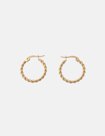 Bold Mia Twisted Hoop - Creolen (wasserfest)