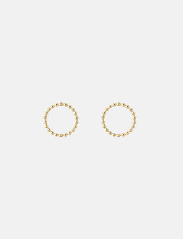 Dotted Circle Stud - Ohrstecker (wasserfest)
