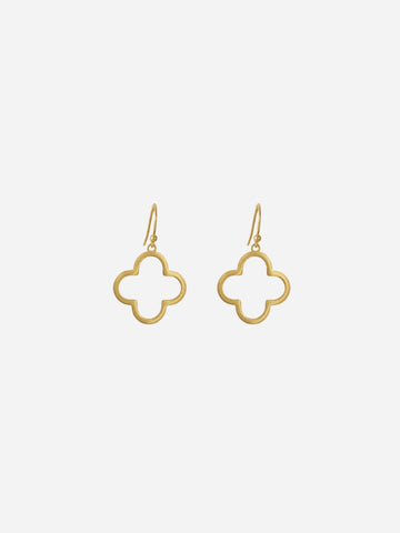 Clover Earring (matt) - Ohrringe (wasserfest)