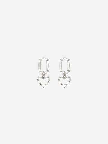 Everyday Madison Simple Heart Hoop - Creolen (wasserfest)