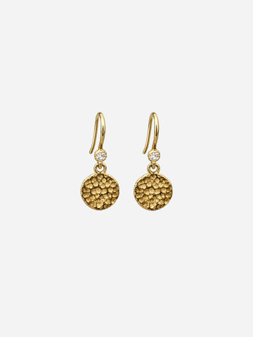Personalized Crystal Coin Earring - Ohrring (Wasserfest)