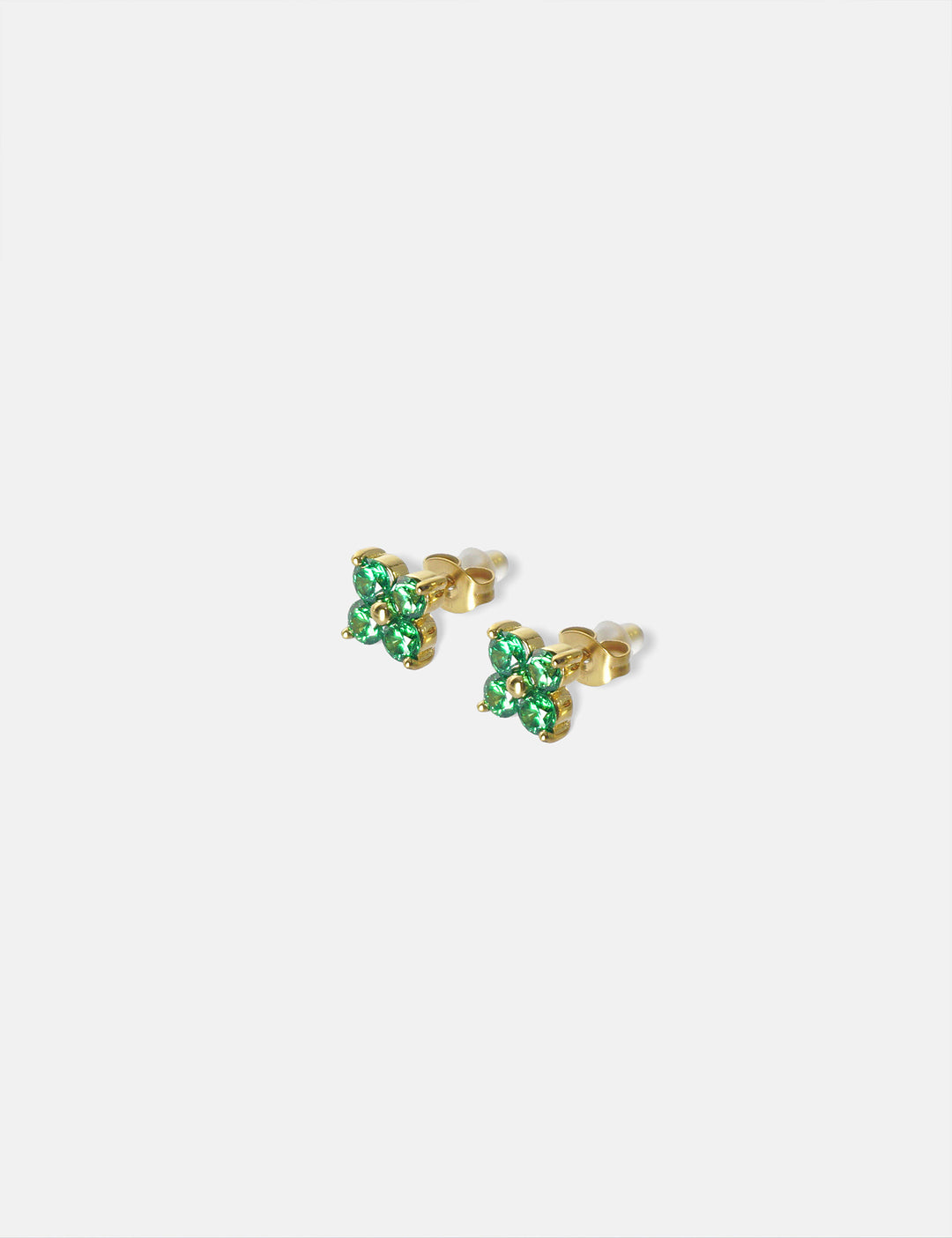 Vintage Crystal Flower Stud - Ohrstecker (wasserfest)