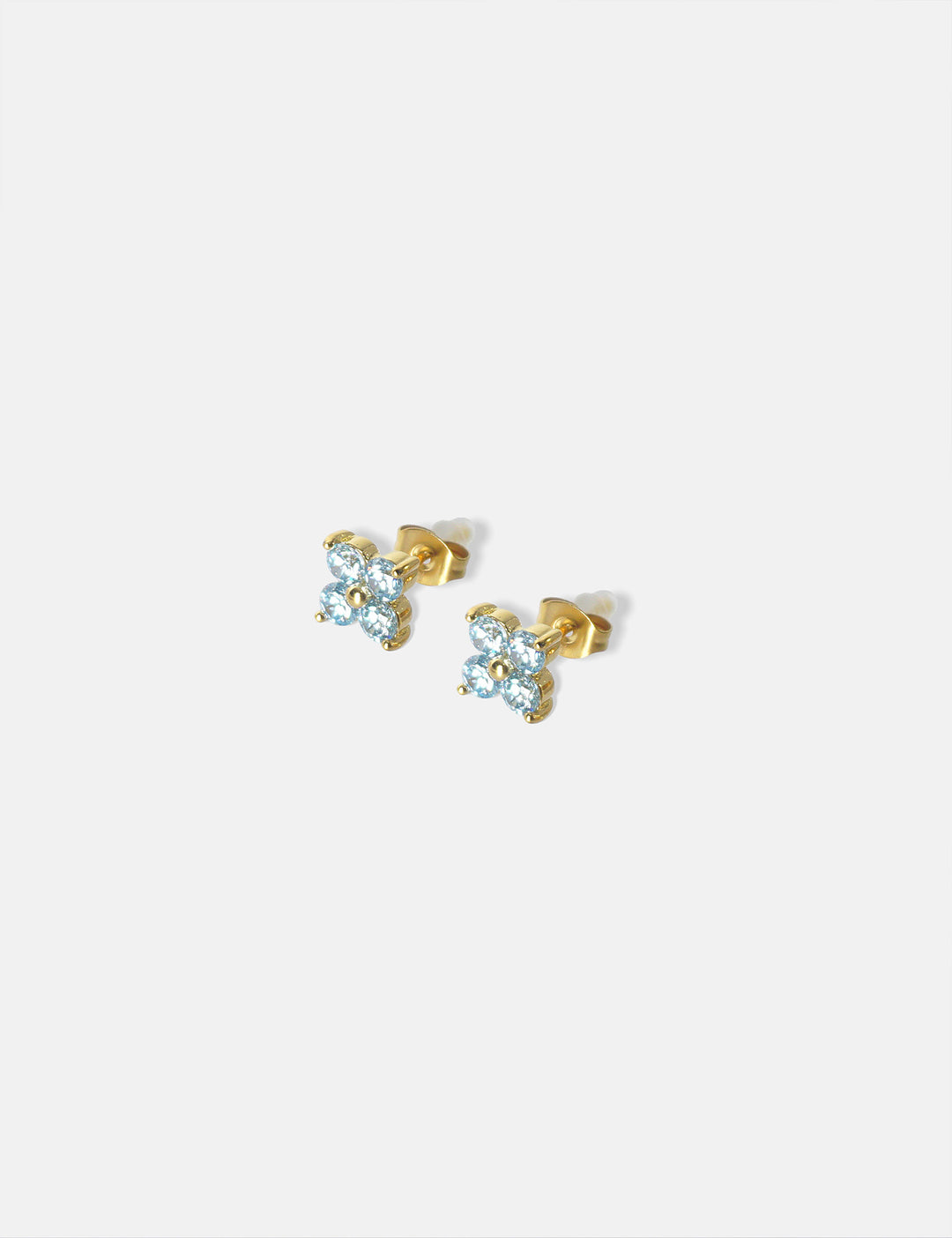 Vintage Crystal Flower Stud - Ohrstecker (wasserfest)
