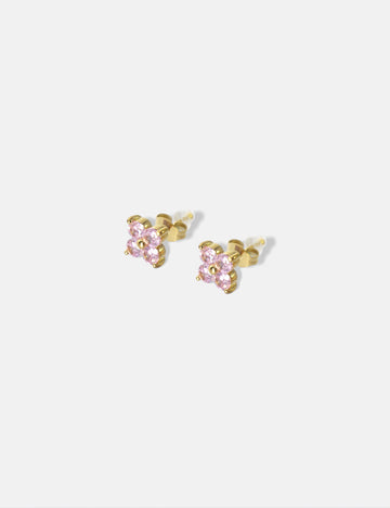 Vintage Crystal Flower Stud - Ohrstecker (wasserfest)