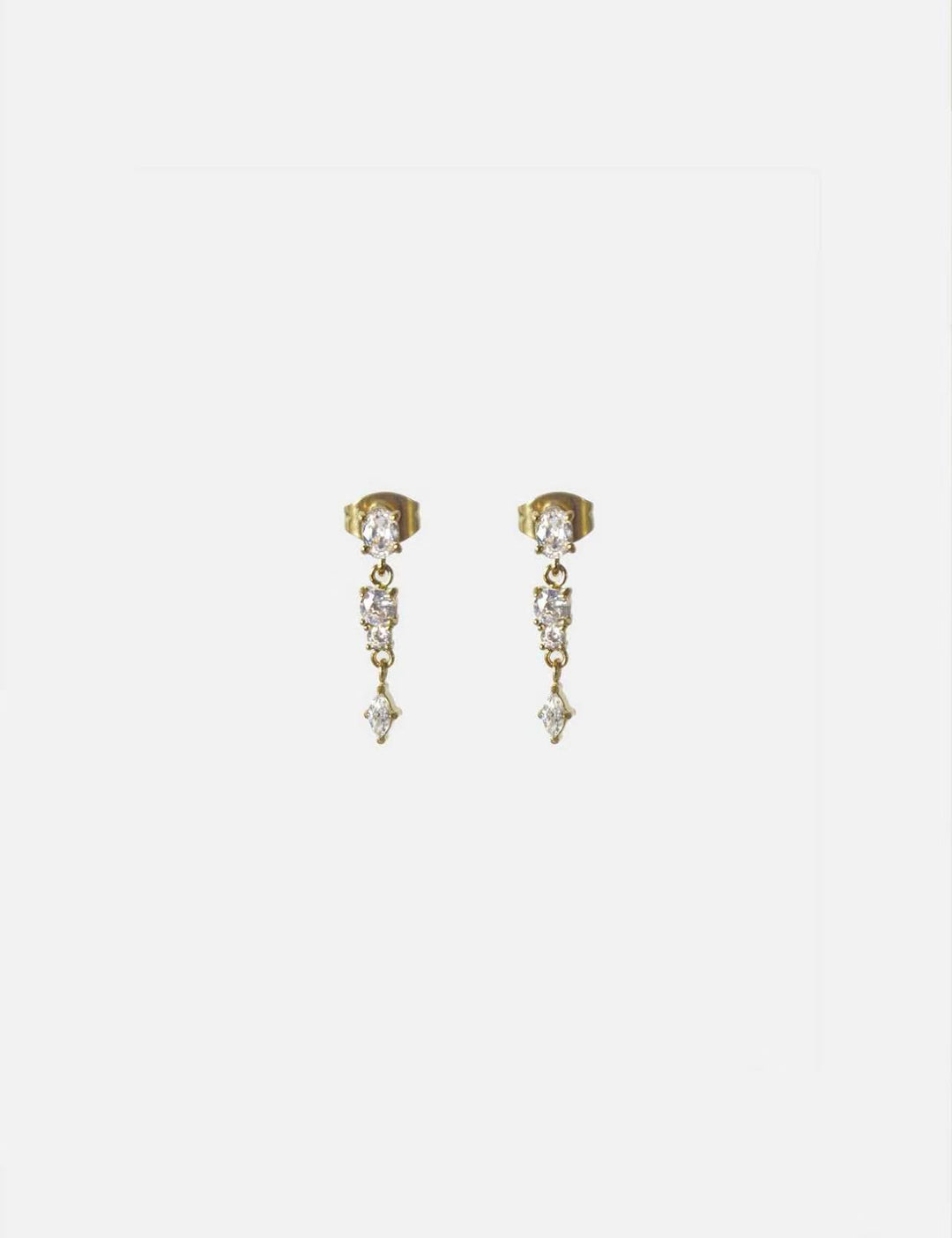 Shiny Drops Studs - Ohrstecker (wasserfest)