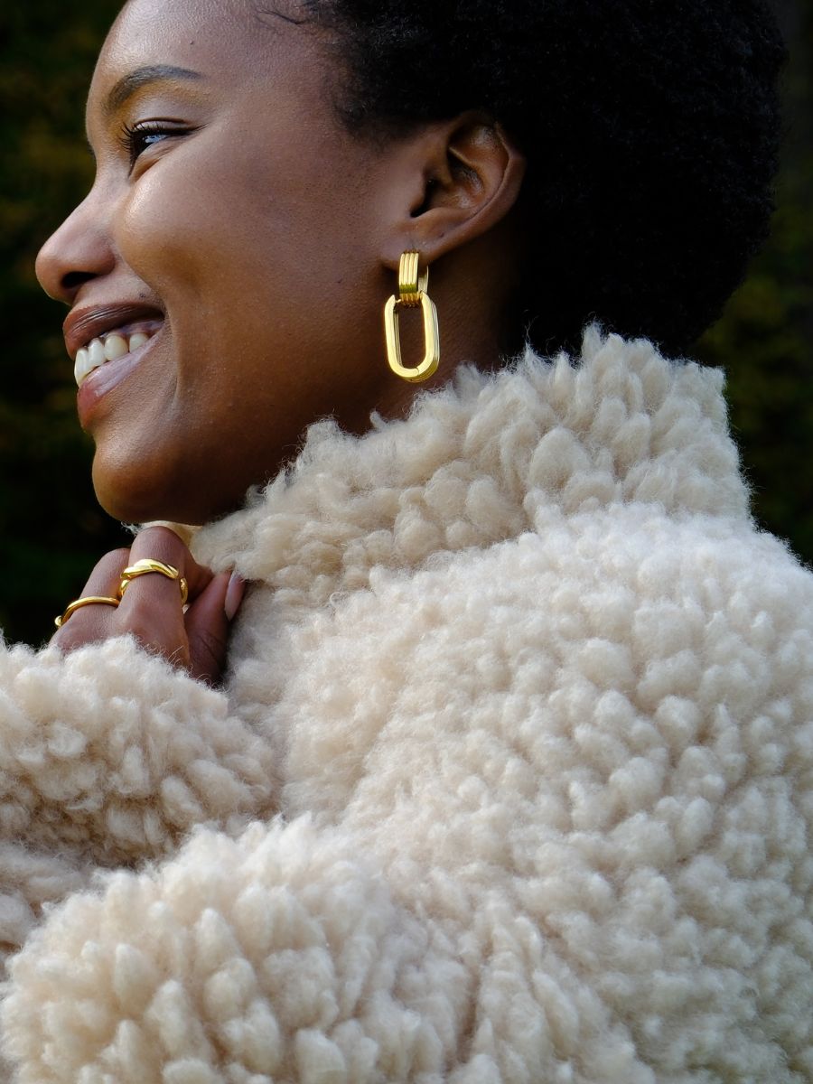 Double Manhattan Hoop - Creolen (wasserfest)