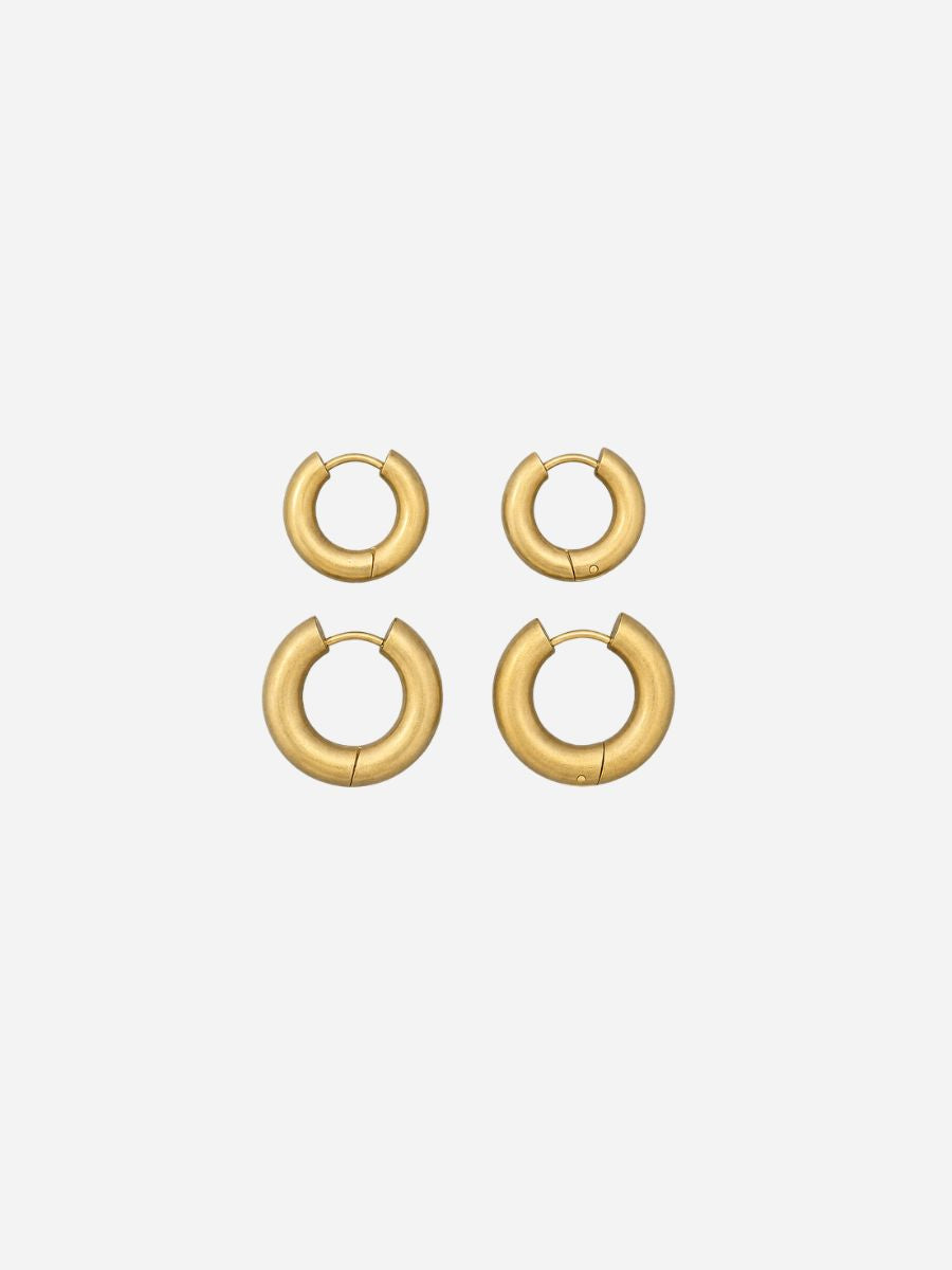 Everyday Coco Hoop (matt) - Earstacking Set (wasserfest)