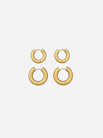 Everyday Coco Hoop (matt) - Earstacking Set (wasserfest)