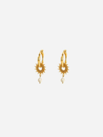 Paris Sunray Pearl Hoop – Set (wasserfest)