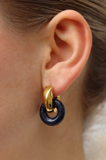 Personalized Stonut Celine Hoop - Creolen (wasserfest)