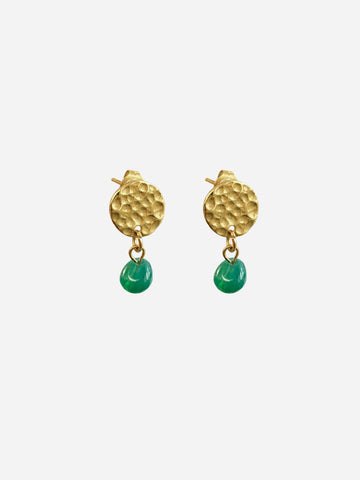 Personalized Coin Boho Stud - Ohrstecker (wasserfest)
