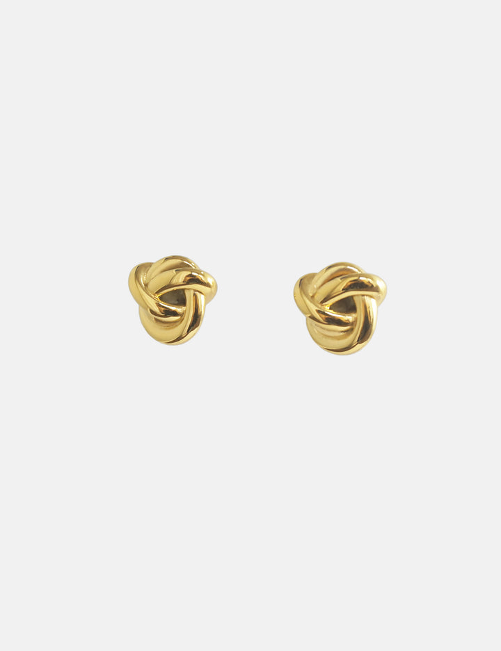 Big Vintage Endless Knot Stud - Ohrstecker (wasserfest)