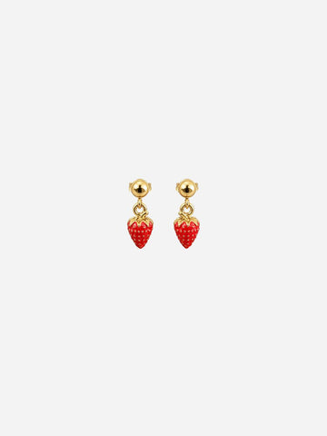 Strawberry Earring - Ohranhänger Kinder (Wasserfest)
