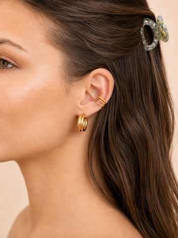 Olivia Dotted Earcuff - Ohrklemme (wasserfest)
