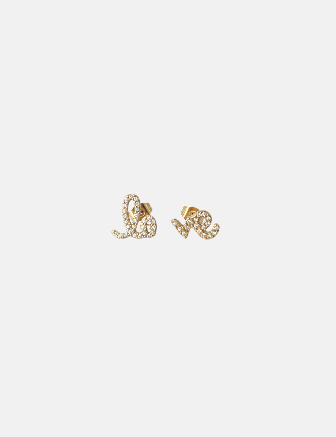 Shiny Love Studs - Ohrstecker (wasserfest)