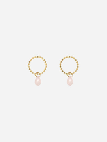 Personalized Dotted Moon Love Studs - Ohrstecker (wasserfest)