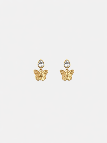Zircone Butterfly Stud - Ohrstecker (wasserfest)