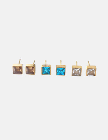 Cubic Zircone Stud - Ohrstecker (wasserfest)