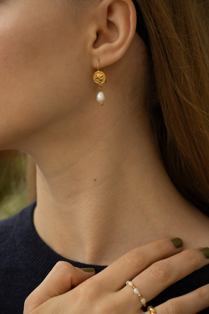 Athene Pearl Earring - Ohrringe (wasserfest)