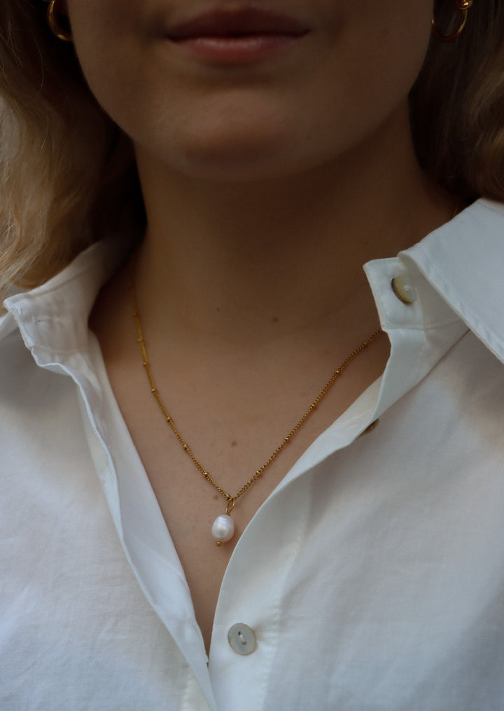 Pearly Satellite Necklace - Halskette (wasserfest)