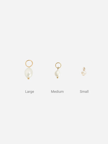 Personalized Pearl Charm - Anhänger (wasserfest)