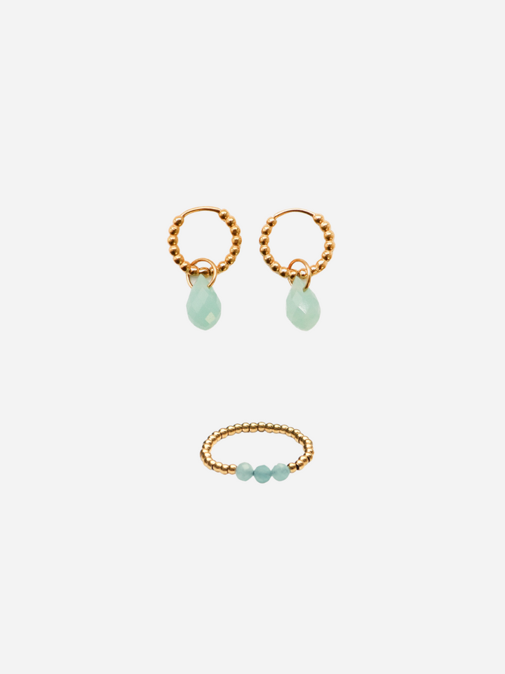 Personalized Olivia Sia Stone Schmuckset (wasserfest)