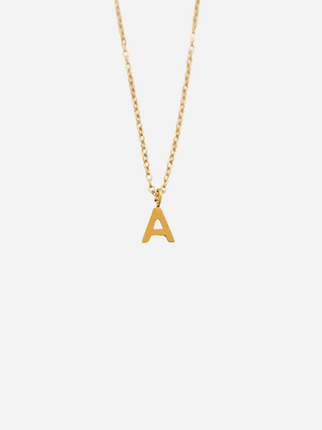 Personalized Small Letter Necklace - Halskette (wasserfest)
