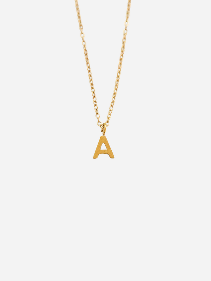 Personalized Small Letter Necklace - Halskette (wasserfest)