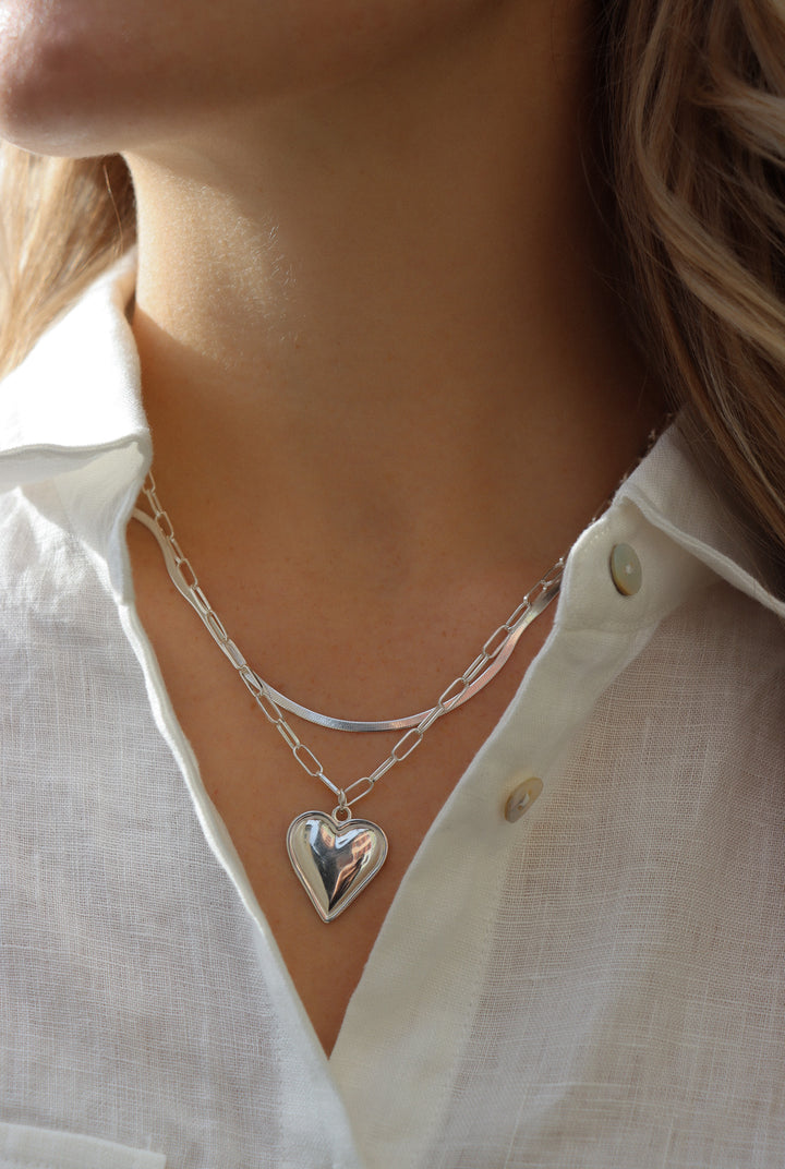 Personalized Big Heart Charm - Anhänger (wasserfest)