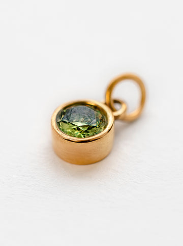 Personalized Birthstone Charm - Anhänger (wasserfest)