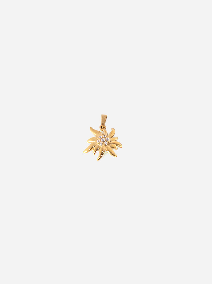 Personalized Edelweiss Charm - Anhänger (wasserfest)