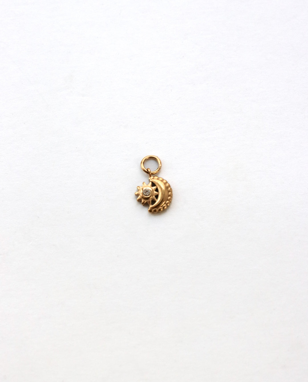 Personalized Moon & Sun Charm - Anhänger (wasserfest)